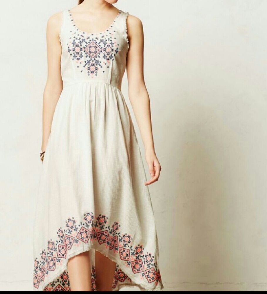 Embroidered Bohemian Sundress